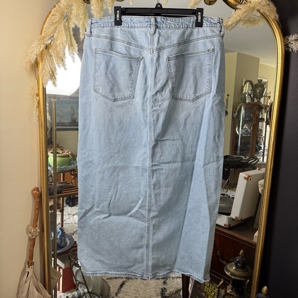 Universal Thread Maxi Jean Denim Slit Skirt - Picture 5 of 6